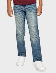 Boys Straight Jeans 4-Pack