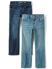 Boys Bootcut Jeans 2-Pack