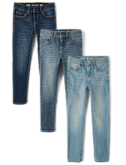 Boys Skinny Jeans 3-Pack