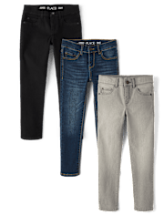 Boys Skinny Jeans 3-Pack