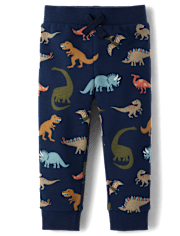 Baby And Toddler Boys Dino Premium Fleece 2-Piece Outfit Set