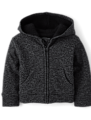 Baby And Toddler Boys Marled Fleece 2-Piece Outfit Set