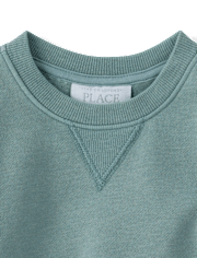 Baby And Toddler Garment Dyed Premium Fleece 2-Piece Outfit Set