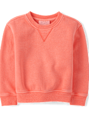 Baby And Toddler Garment Dyed Premium Fleece 2-Piece Outfit Set