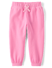 Toddler Girls Garment Dyed Premium Fleece 2-Piece Outfit Set