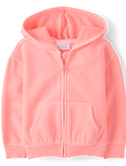 Toddler Girls Garment Dyed Premium Fleece 2-Piece Outfit Set