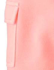 Toddler Girls Garment Dyed Premium Fleece 2-Piece Outfit Set