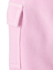 Toddler Girls Garment Dyed Premium Fleece 2-Piece Outfit Set