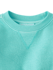 Toddler Girls Garment Dyed Premium Fleece 2-Piece Outfit Set