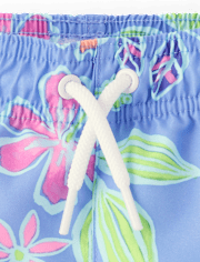 Baby And Toddler Boys Tropical Rashguard Swimsuit