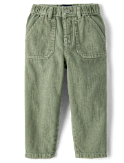 Baby And Toddler Boys Garment Dyed 2-Piece Outfit Set