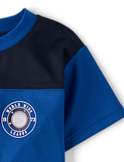 Baby And Toddler Boys Quick Dry Mesh 2-Piece Outfit Set