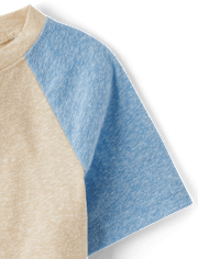 Baby And Toddler Boys Colorblock Marled 2-Piece Outfit Set