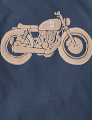 Baby And Toddler Boys Embroidered Vehicle 2-Piece Outfit Set