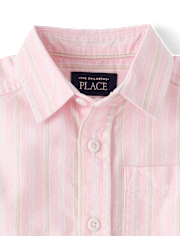 Baby And Toddler Boys Striped 2-Piece Outfit Set