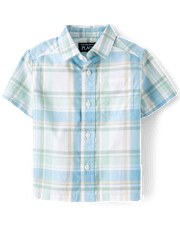 Baby And Toddler Boys Plaid 2-Piece Outfit Set