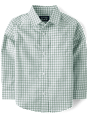 Baby And Toddler Boys Gingham 2-Piece Outfit Set