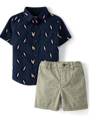 Baby And Toddler Boys Carrot 2-Piece Outfit Set