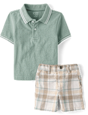 Baby And Toddler Boys Tipping 2-Piece Outfit Set