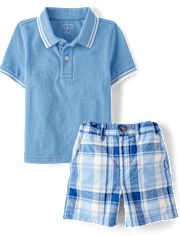 Baby And Toddler Boys Tipping 2-Piece Outfit Set