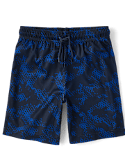 Kids Quick Dry Print Mesh 2-Piece Outfit Set