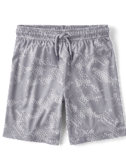 Kids Quick Dry Print Mesh 2-Piece Outfit Set