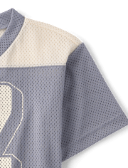 Kids Quick Dry Print Mesh 2-Piece Outfit Set