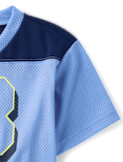 Kids Quick Dry Side Stripe Mesh 2-Piece Outfit Set