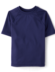 Boys Tropical Rashguard Swimsuit