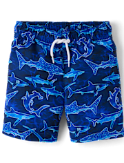 Boys Shark Rashguard Swimsuit