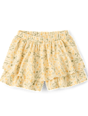 Toddler Girls Floral Flutter 2-Piece Outfit Set