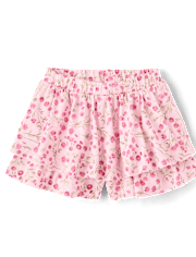 Toddler Girls Floral Flutter 2-Piece Outfit Set