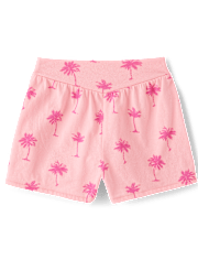 Baby And Toddler Girls Palm Tree 2-Piece Outfit Set