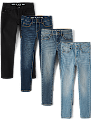 Boys Skinny Jeans 4-Pack