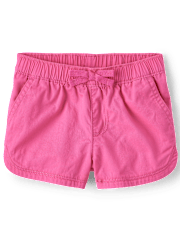 Baby And Toddler Girls Pull On Shorts 4-Pack