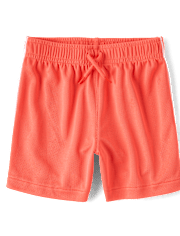 Baby And Toddler Boys Quick Dry Side Stripe Mesh Active Shorts 4-Pack