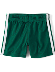 Baby And Toddler Boys Quick Dry Striped Lined Mesh Active Shorts 4-Pack
