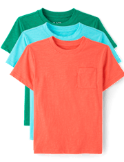 Boys Pocket Tee 3-Pack
