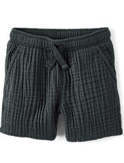 Baby And Toddler Boys Palm Tree Gauze 2-Piece Outfit Set