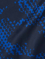 Kids Quick Dry Print Mesh Active Shorts