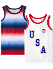 Boys Americana Tank Top 2-Pack