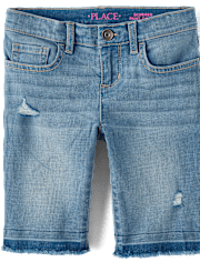 Girls Skimmer Jean Shorts 2-Pack