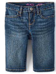 Girls Skimmer Jean Shorts 2-Pack