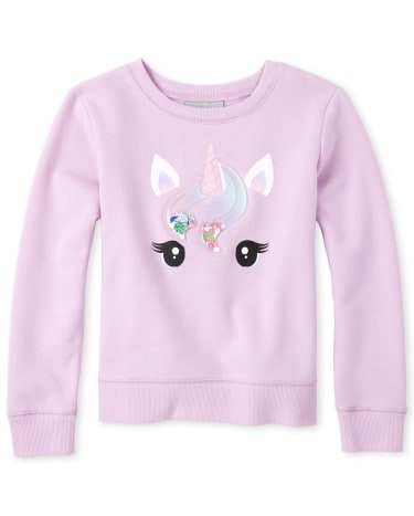 The Childrens Place Girls Graphic Sweater