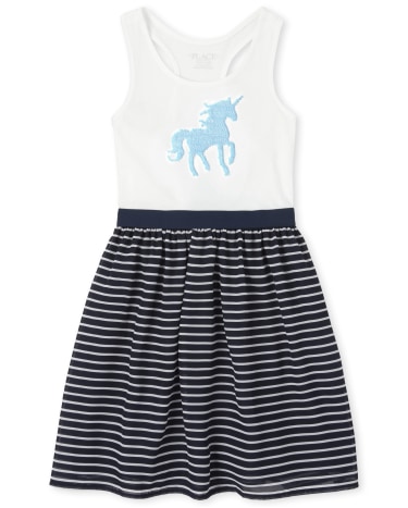 children's place unicorn dress