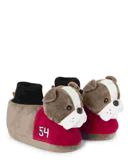Pantuflas Preppy Puppy para niño - Gymmies