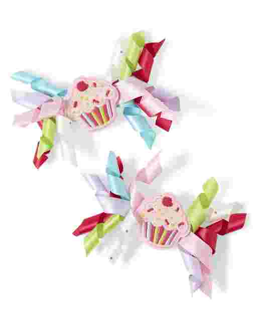 Paquete de 2 pinzas para el pelo rizado para niñas - Birthday Boutique