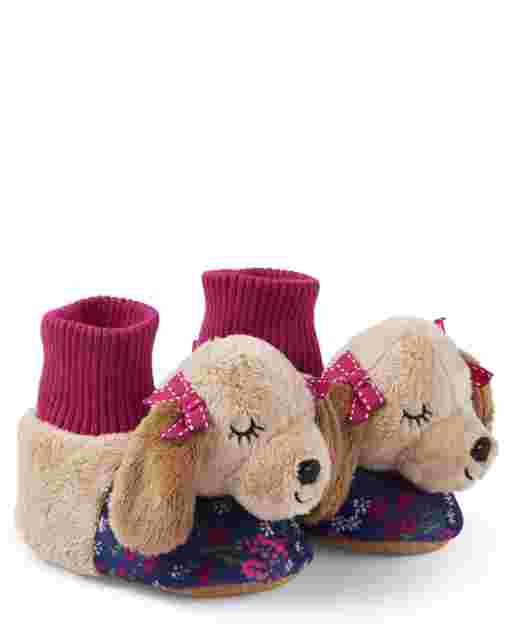 Pantuflas Preppy Puppy para niñas - Gymmies