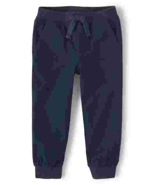 Pantalón jogger sin cordones de sarga para niños: juego diario