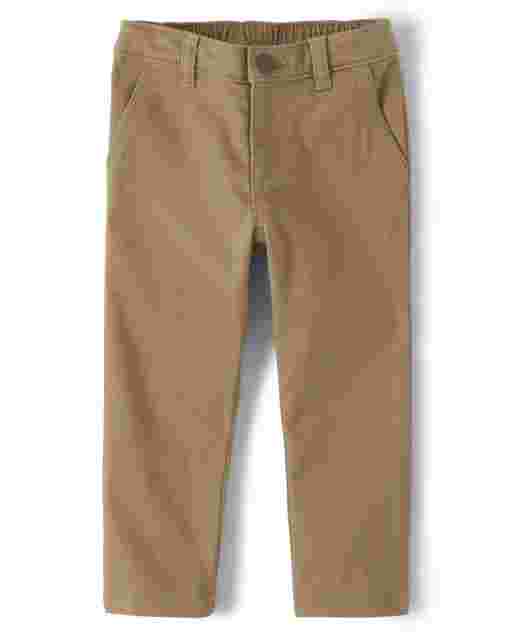 Pantalones chinos tejidos para niños: juego diario